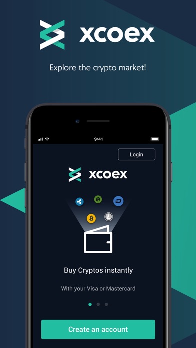 XCOEX: Cryptocurrency Exchange Screenshot