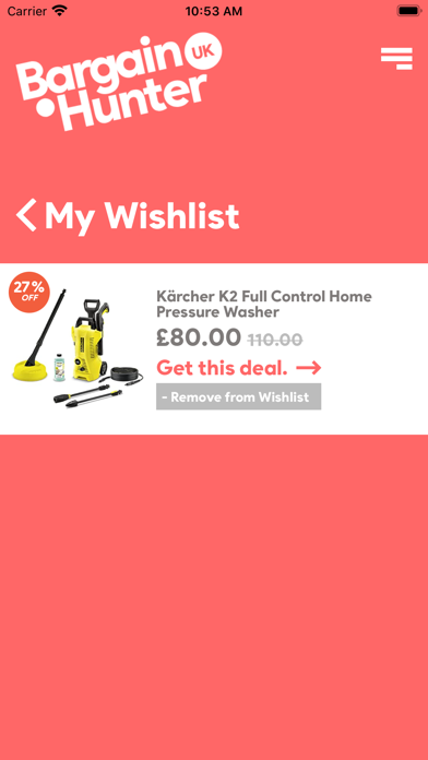 Bargain Hunter UK Screenshot