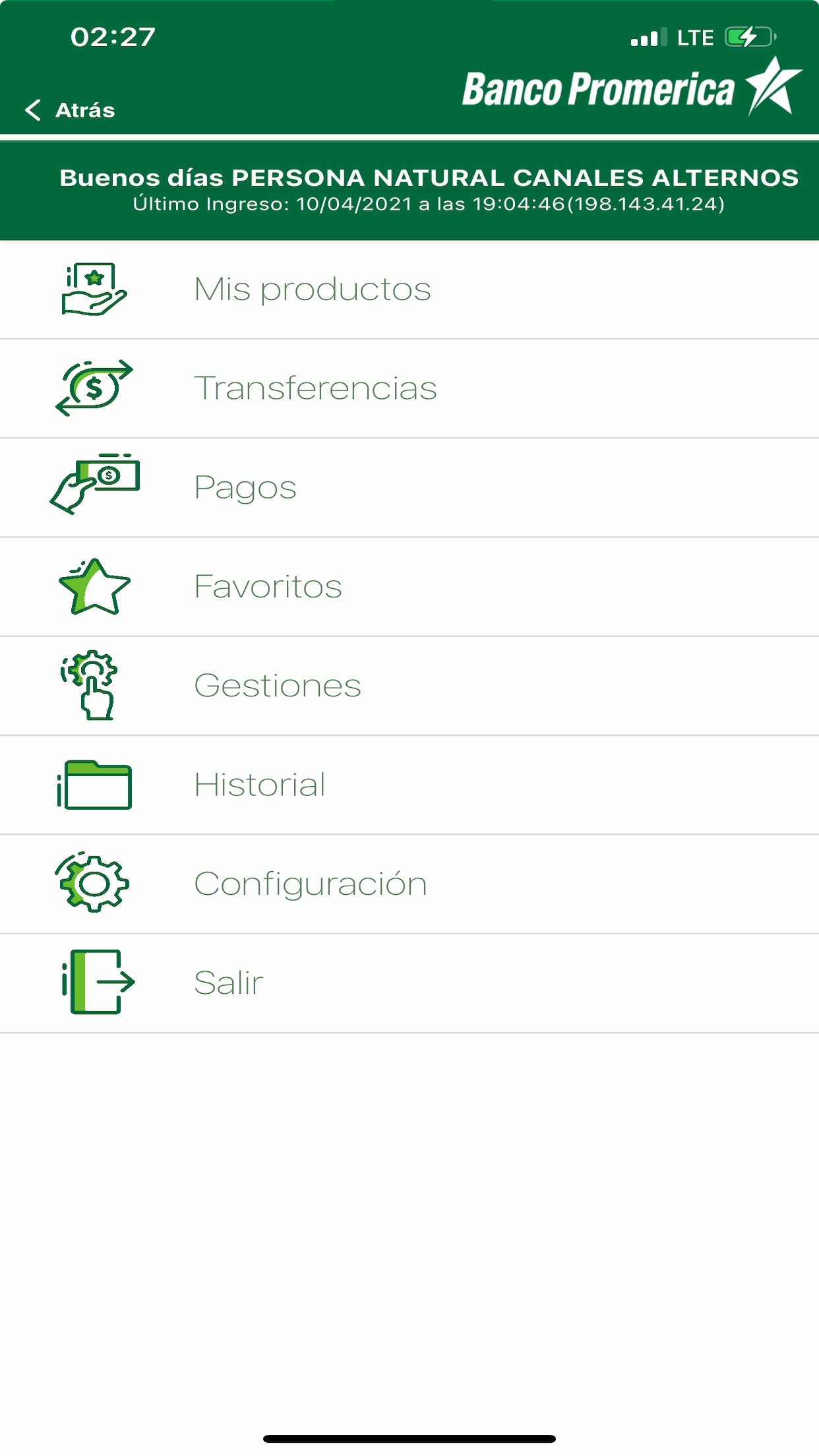 Screenshot 4 of Banco Promerica Móvil