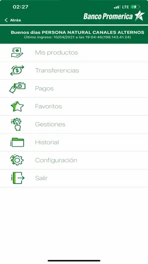 Banco Promerica Móvil screenshot 4