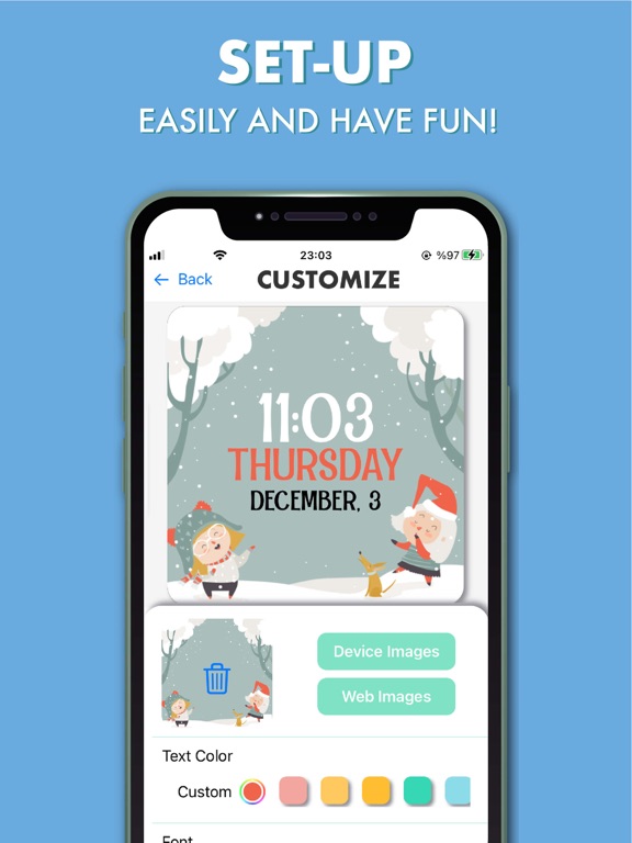 Color Widgets: Favorites Calls iPad screenshot 6 - Utilities app
