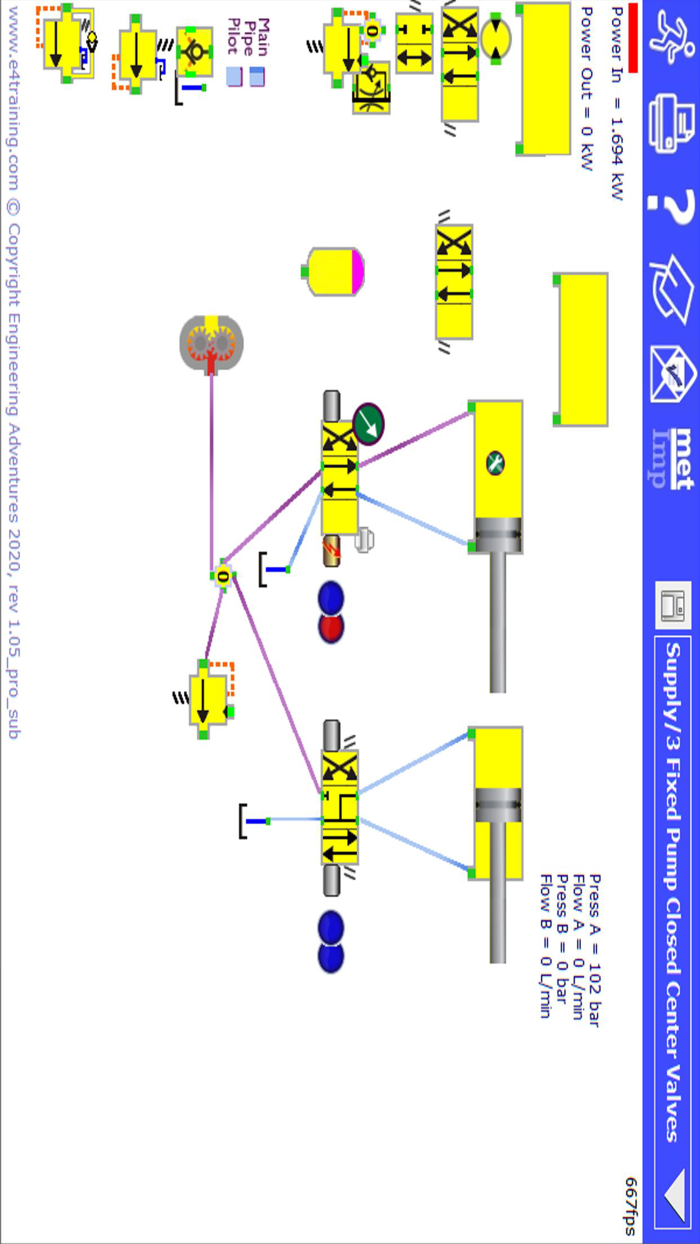 Hydraulic Circuit Simulator