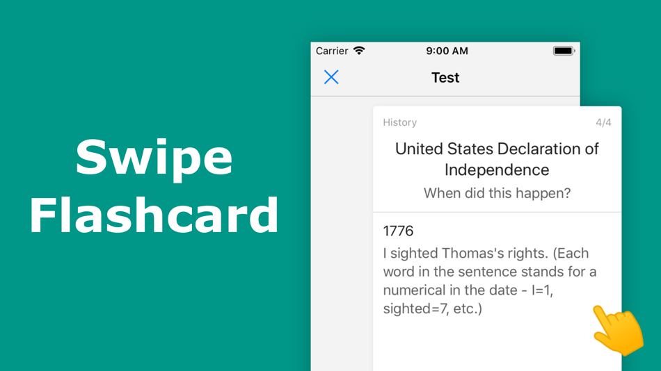 #1. FlashCards - study flash cards (iOS) 由: Toshiki Motomura