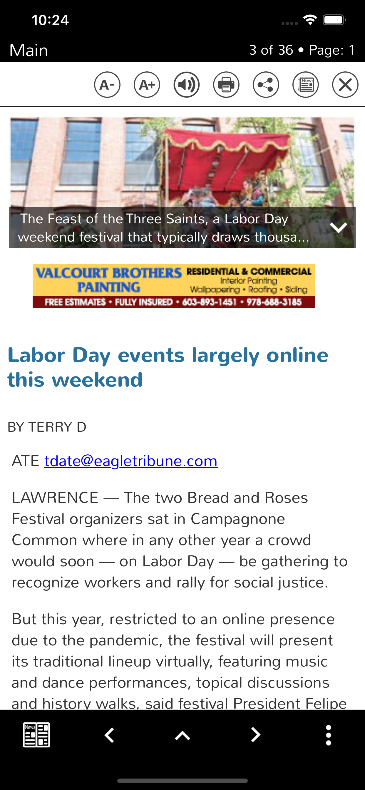 The Eagle Tribune