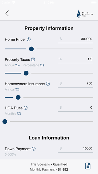 Elite Mortgage Pros Screenshot