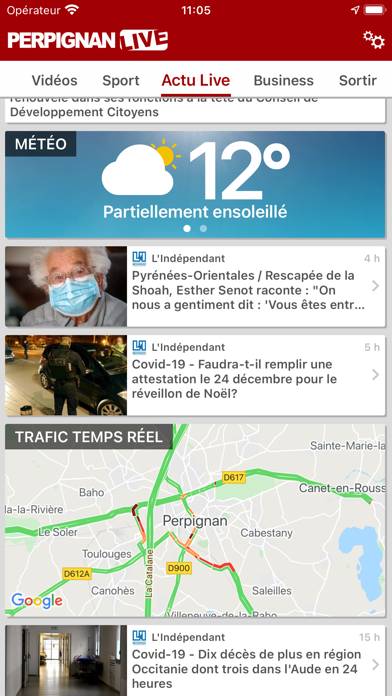 Perpignan Live : Actu & Sport Screenshot