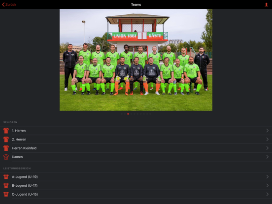 UNION 1861 iPad screenshot