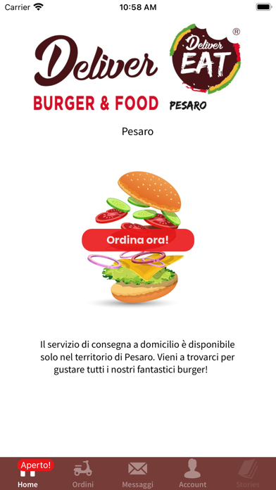 DeliverEat Pesaro Screenshot