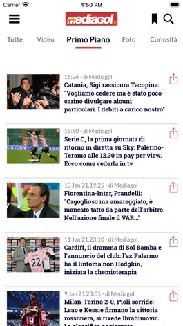 Game screenshot Mediagol Palermo News apk