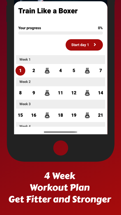 Cardio Boxing Workout Screenshot