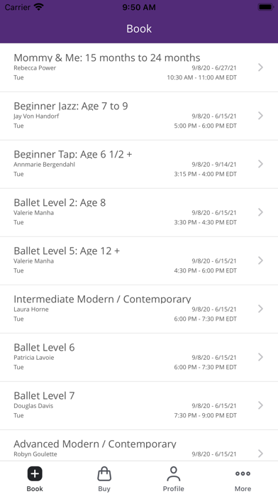 Southern New Hampshire Dance Screenshot