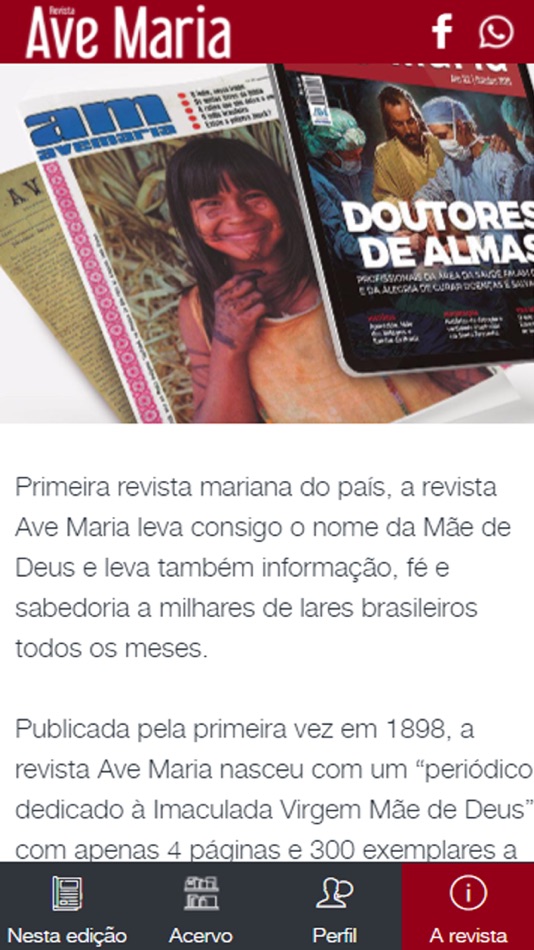 #3. Revista Ave Maria Digital (iOS) โดย: Ação Social Claretiana