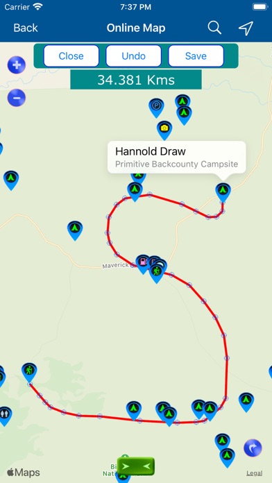 Screenshot #2 pour Big Bend National Park Map