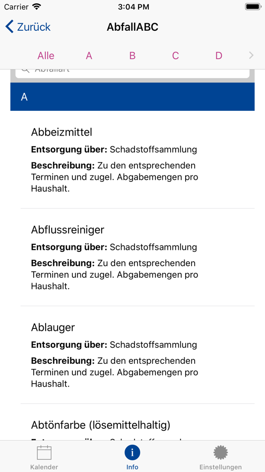 #6. Abfall App SM-MGN (iOS) Podle: Sebastian Gerecke