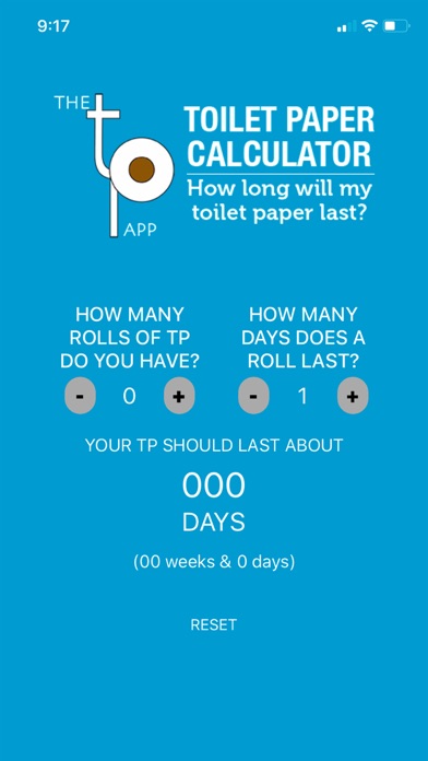 The TP App Screenshot