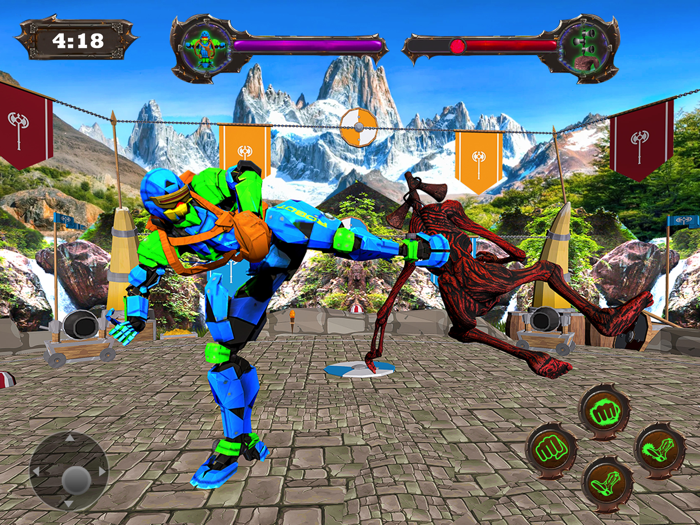 Siren Head Vs Robot Battle 3D