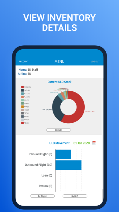 dnataSG ULD Tracker Screenshot
