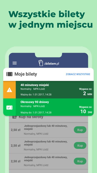 zBiletem - bilety komunikacji Screenshot