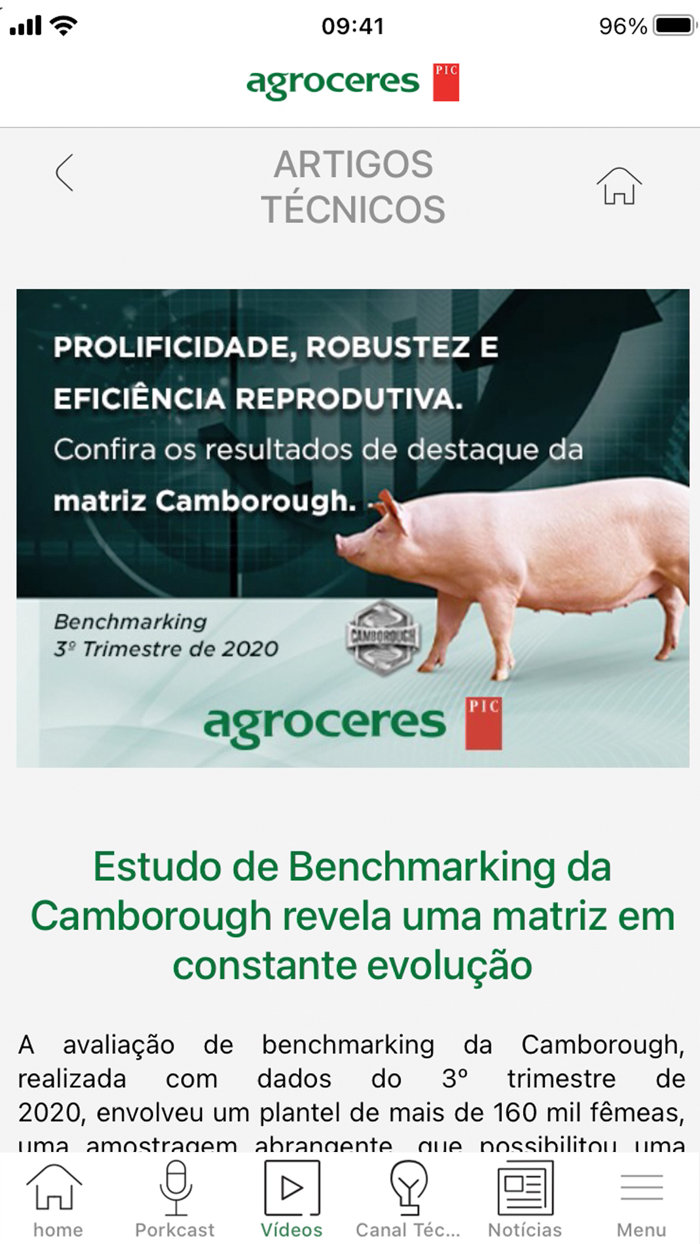 Agroceres PIC APP Español