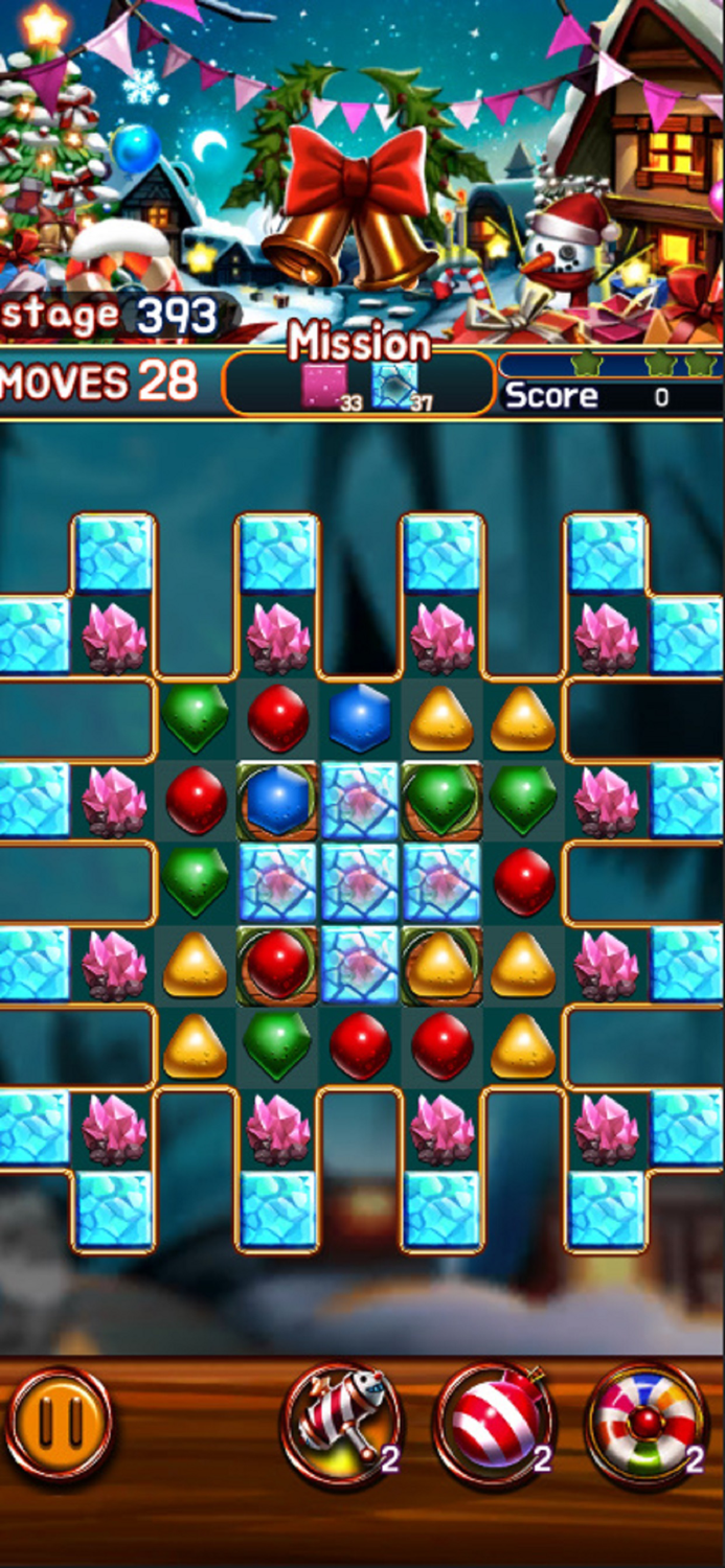 Jewel Snow Puzzle