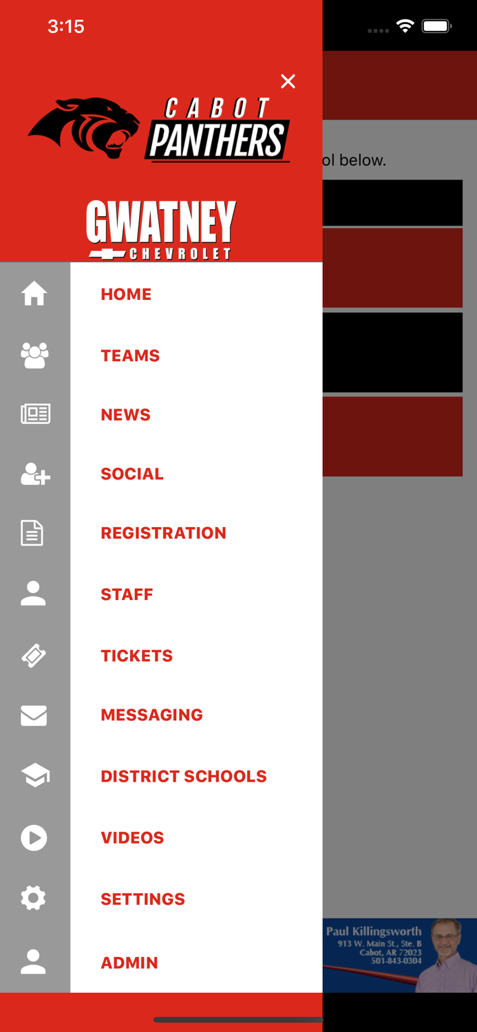 Cabot Panthers Athletics