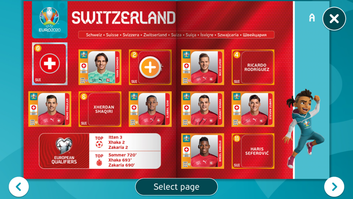 EURO 2020 Panini sticker album