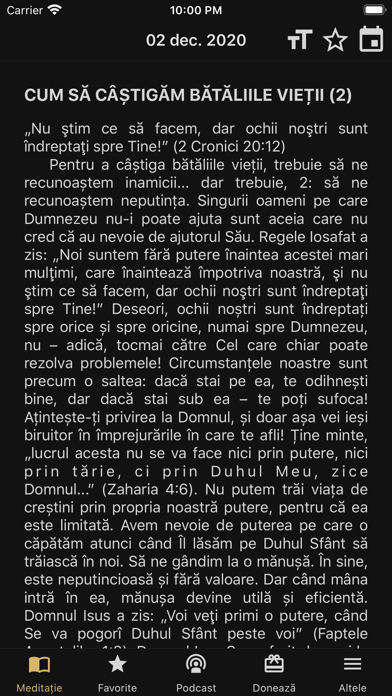 Meditația Zilnică Screenshot