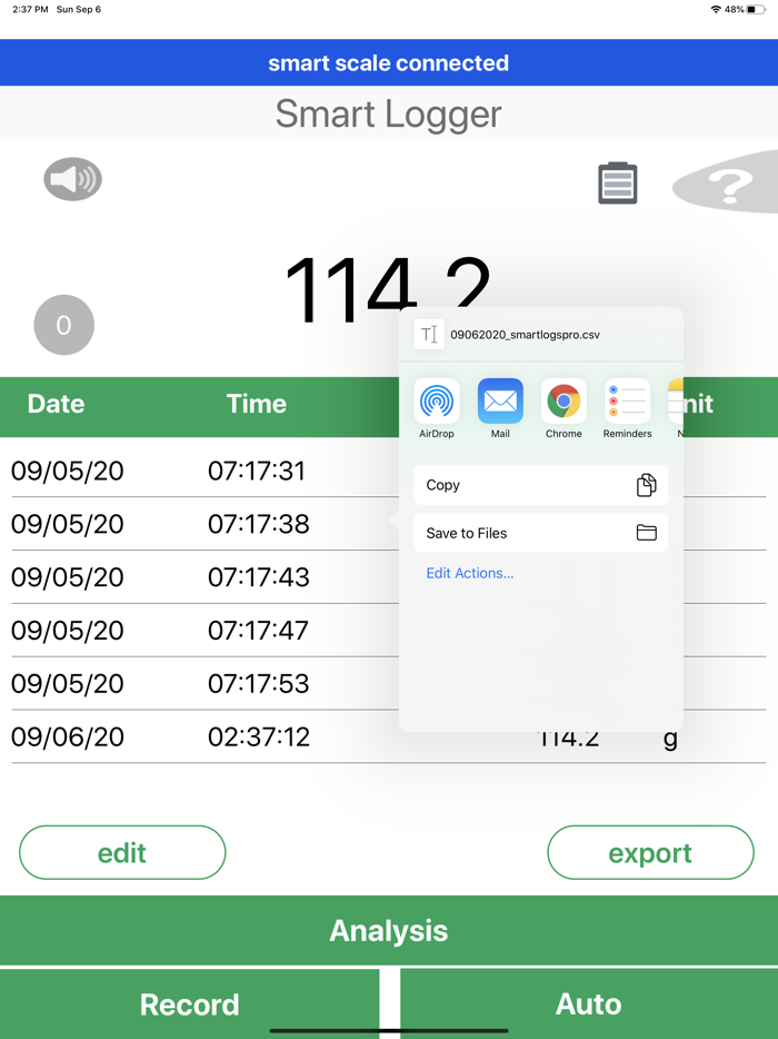 Lab Scale - SmartLogs Pro