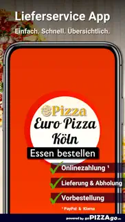 euro pizza service köln iphone screenshot 1