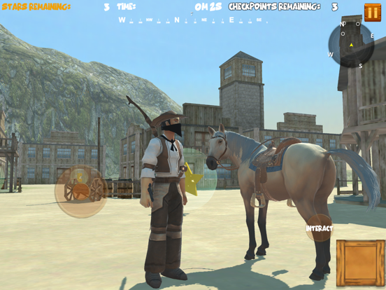 Wild West Cowboy Horse Rider iPad screenshot 5 - Games app