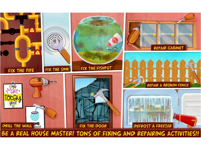 Messy House Cleanup For Girls