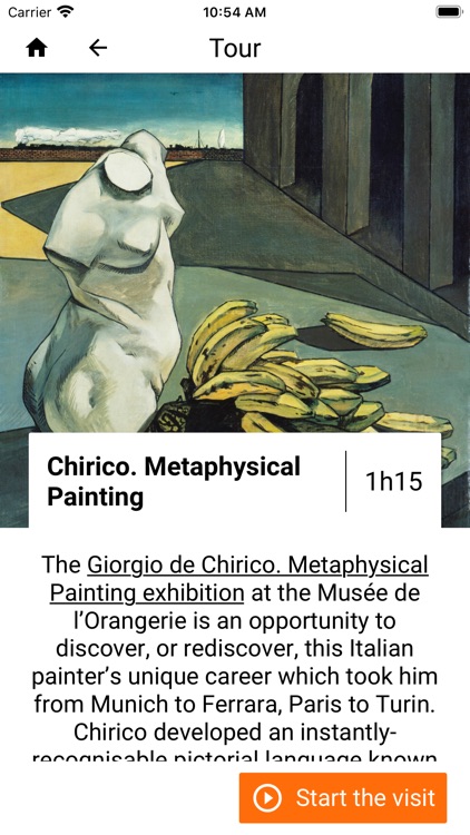 Chirico. Metaphysical painting