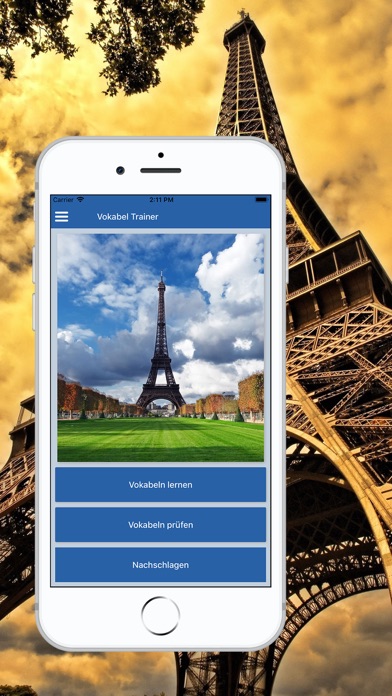 Vokabeln Deutsch Französisch Screenshot