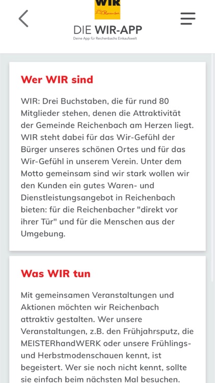 WIR-App