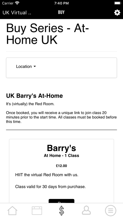 Barrys International Screenshot