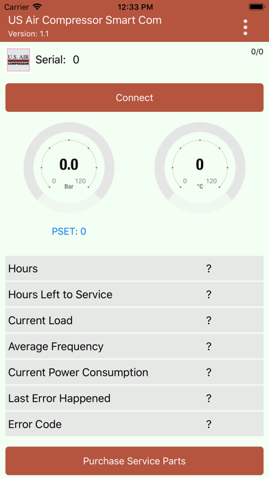 Us Air Compressor SmartCom Screenshot