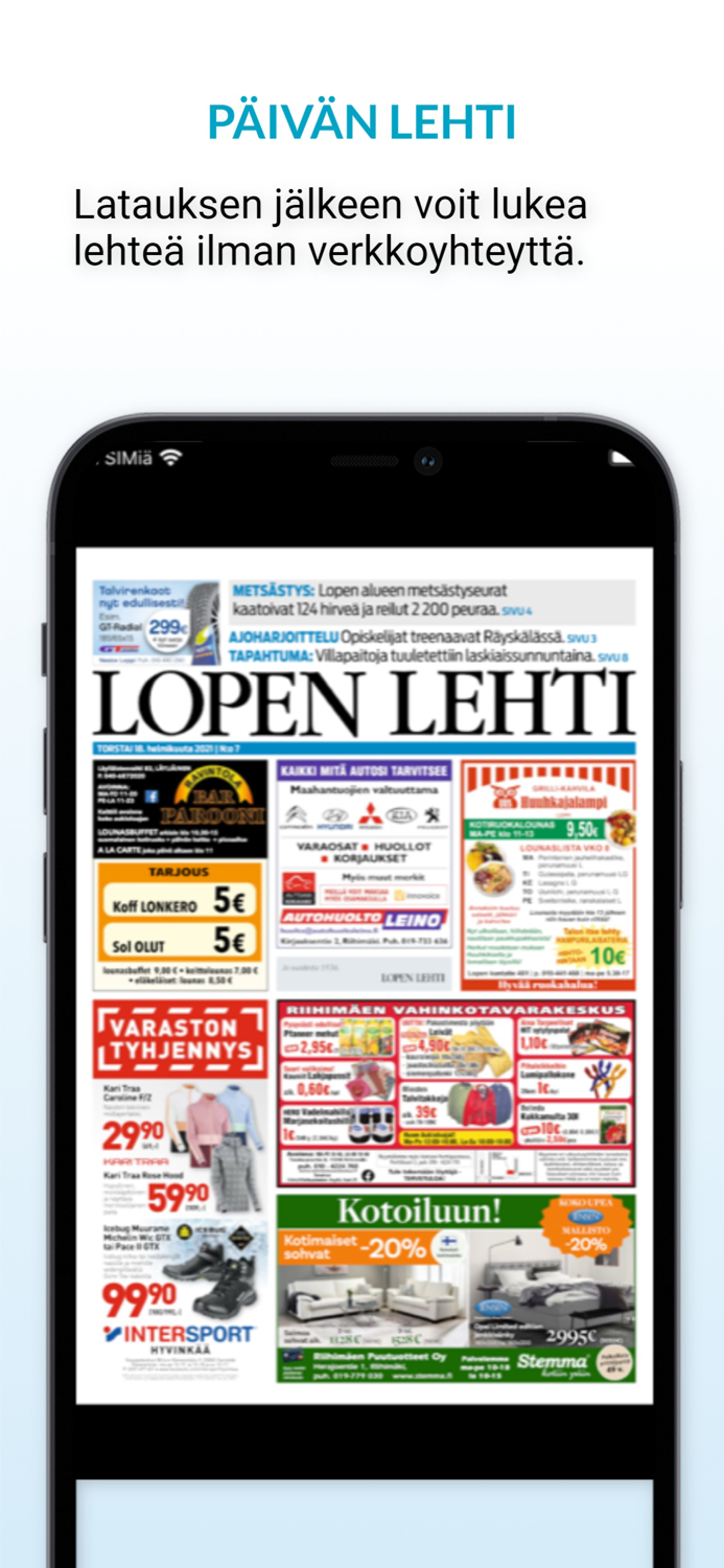 Lopen Lehti päivän lehti
