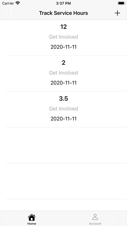 Get Involved Service Hours