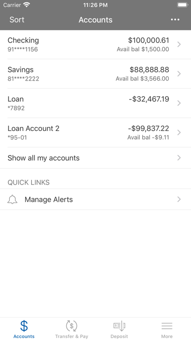 Farmers Bank of Milton Screenshot