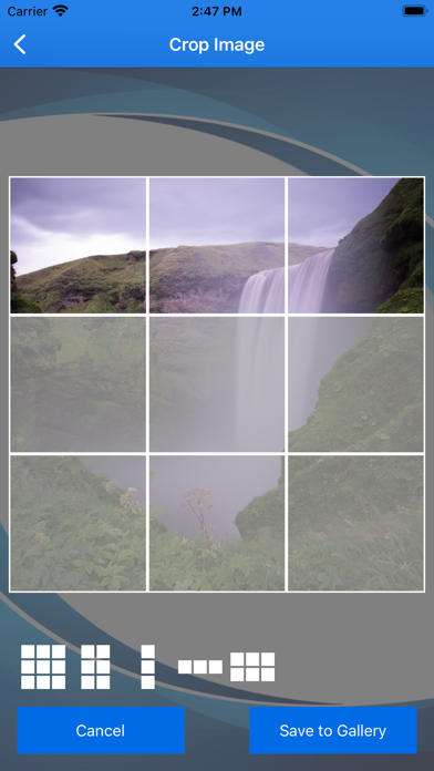 Screenshot #2 pour Photo Splitter: Picture Grid
