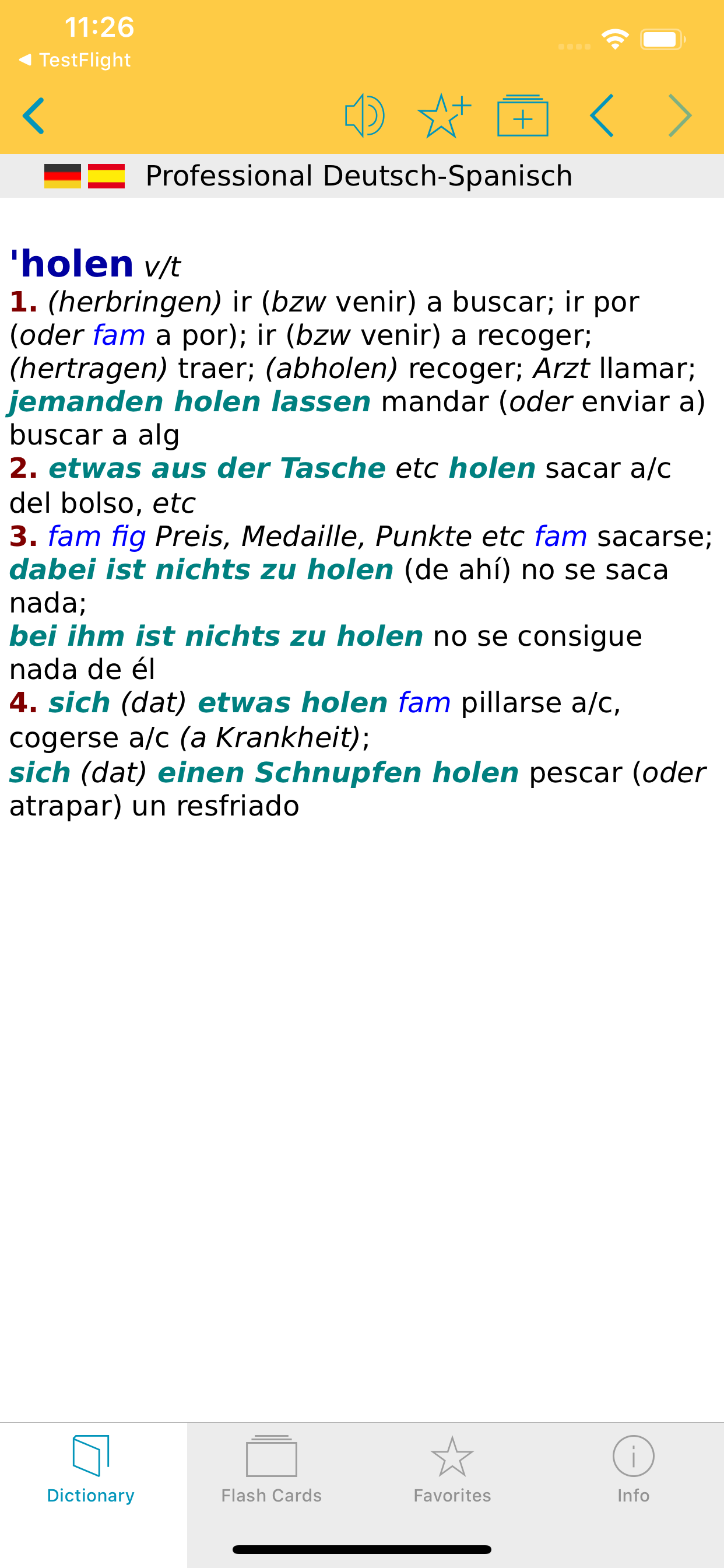 German Spanish XL Dictionary