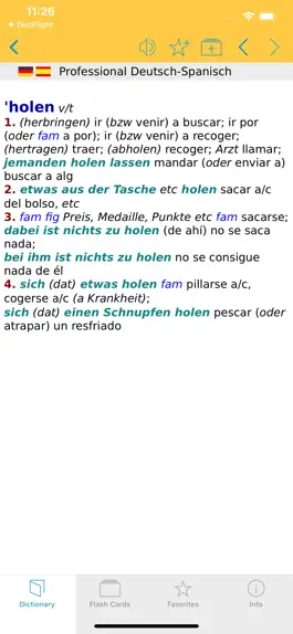 Game screenshot Spanisch XL Pro Wörterbuch mod apk