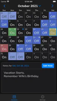 copapp shift calendar schedule iphone screenshot 4