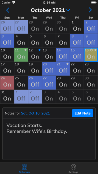 CopApp Shift Calendar Scheduleのおすすめ画像4