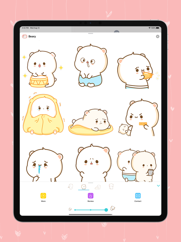 Beary Animated Stickers