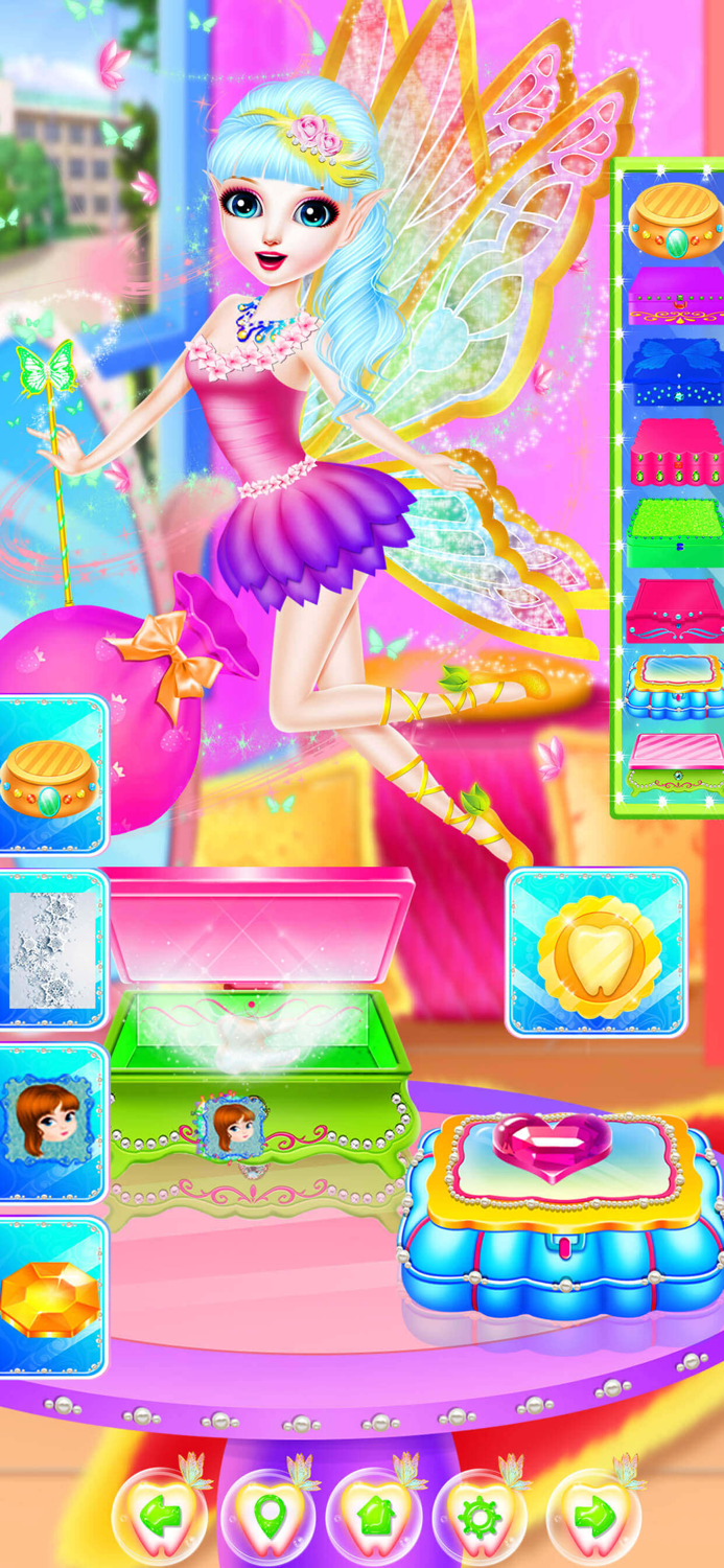 Tooth Fairy Story-Dressup Game