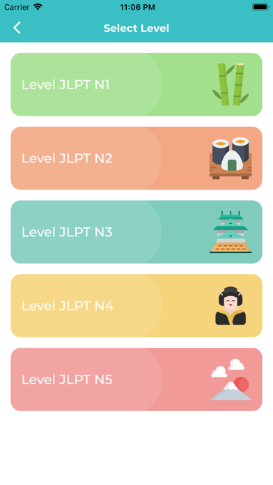 Kanji Widget JLPT Screenshot