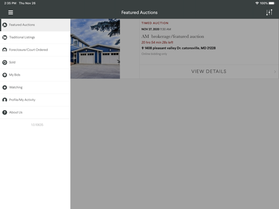 Alex Cooper Real Estate iPad screenshot