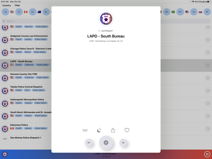 Police Scanner Radio  Fire