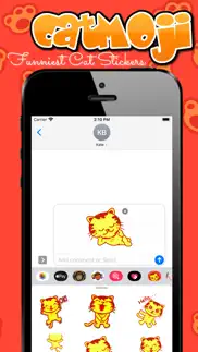 catmoji funniest cat stickers iphone screenshot 1